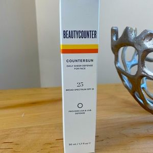 Beautycounter sheer sunscreen for face